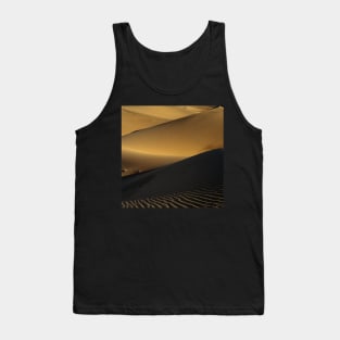 Yellow Black Desert picture Tank Top